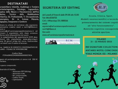 SCUOLA, CLINICA, SPORT. MODELLI NEUROSCIENTIFICI E TECNICHE DI POTENZIAMENTO DEI SISTEMI COGNITIVI AD “ALTO FUNZIONAMENTO”.MOTRICITÀ COGNITIVA CONSAPEVOLE E ATTIVITÀ SPORTIVE